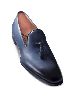 Chaussures anglaises Chaussures à gland - Passy bleu