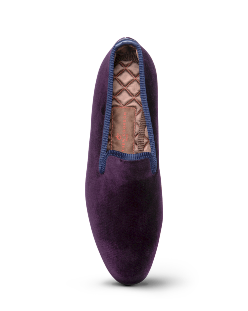 Slippers Velour Uni Violet