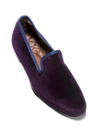 Slippers Velour Uni Violet mini