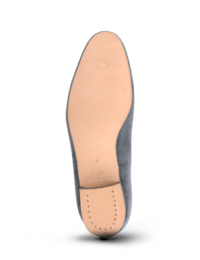 Slippers Velours Uni Gris mini