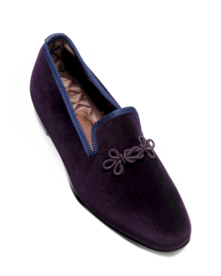SLIPPERS COLLECTION LADY Straps - Brandebourg violet