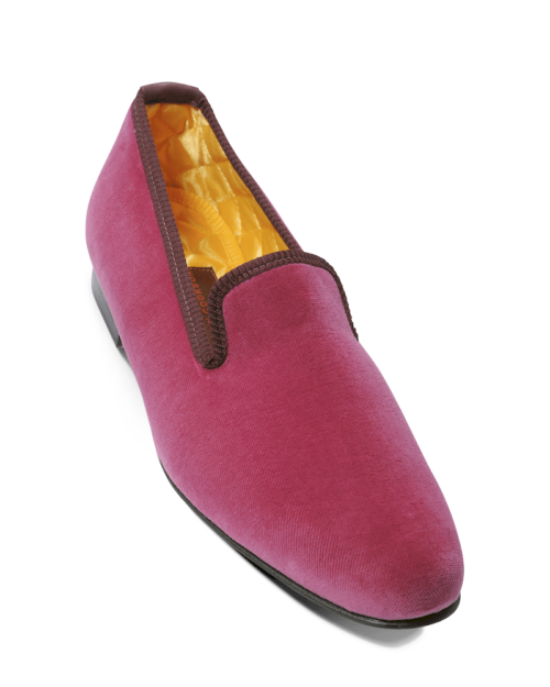 Slippers Velour Uni Old Pink