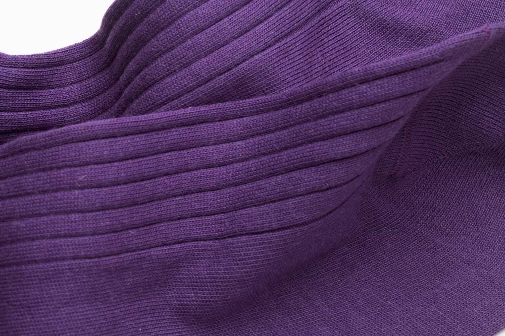 Purple Cotton Cashmere Socks