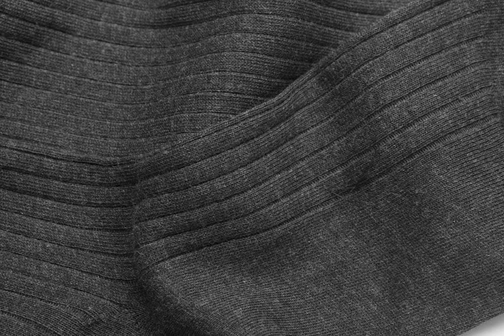 Anthracite Cotton Cashmere Socks