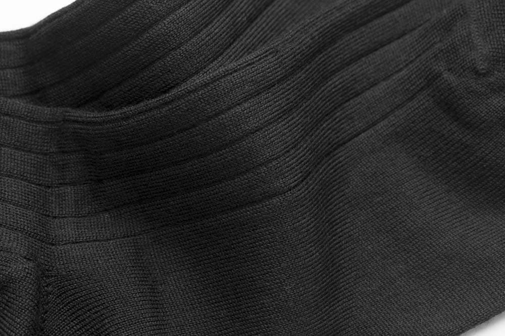 Chaussettes en Cachemire Coton Kashilk Noir mini