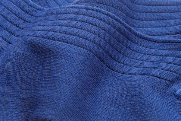 SOCKS COLLECTION Wool socks - Chaussettes en Laine Bleu Pétrole