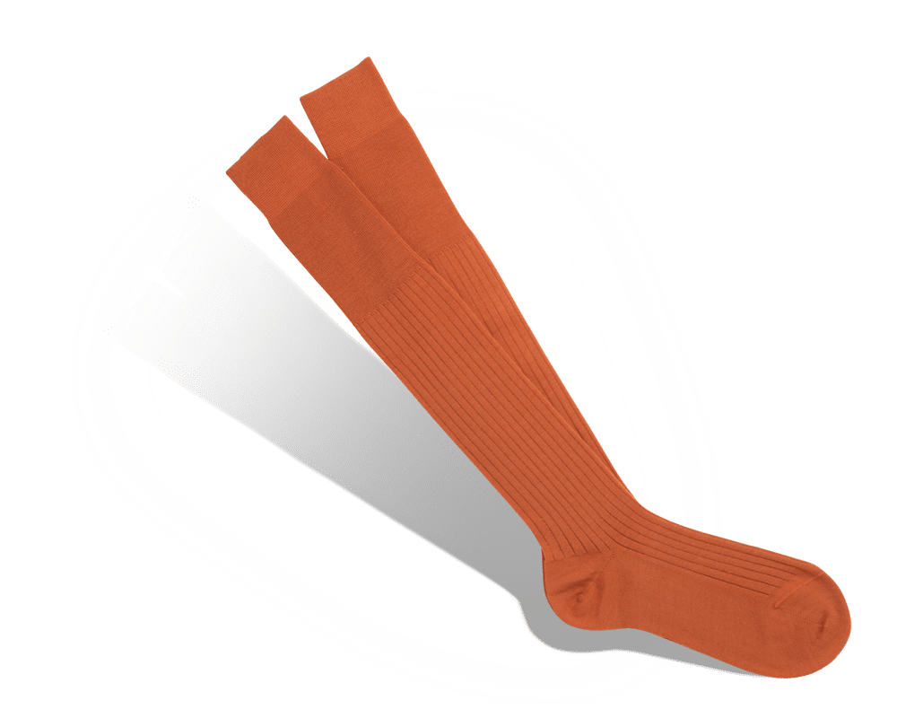 Chaussettes en Laine Orange