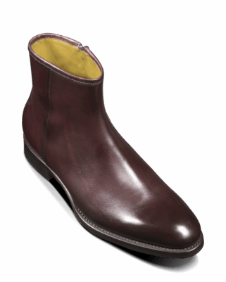 Boots - Burgundy zip