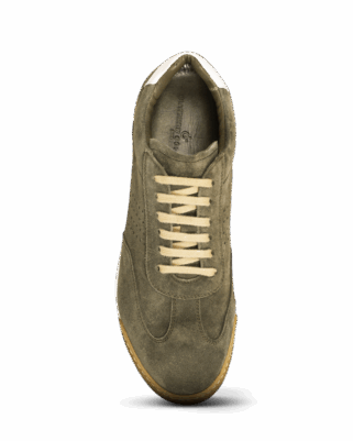 Chaussures de Tennis - Bampton veau velours kaki