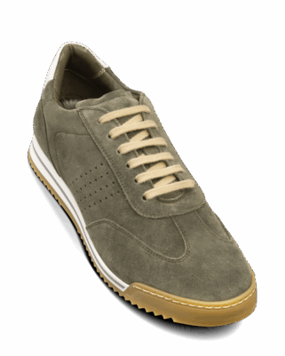 Chaussures de Tennis - Bampton veau velours kaki